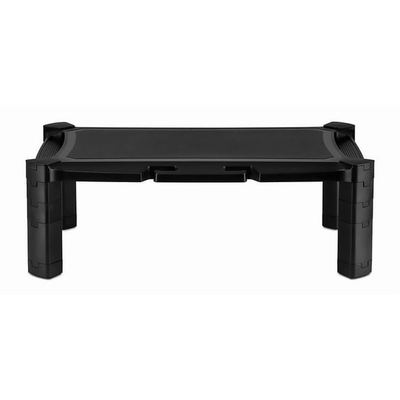 Mount-It Desktop Computer Monitor Riser For 13 - 32" Monitors, 6-5/8"H x 19-1/4"W x 12-5/8"D, Black