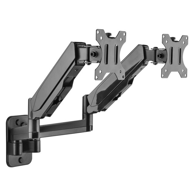 Mountit! Dual Monitor Wall Mount, Black