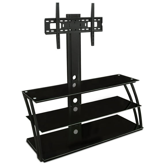 Mount-it! Extra-Large TV Stand Entertainment Center, 60" Maximum TV Screen Size