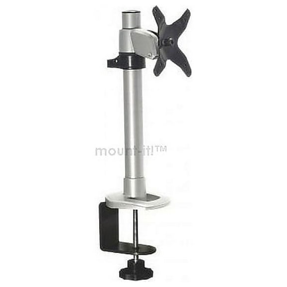 Mount-it! Single Monitor Mount Fits 17"-32" Computer Screens Universal Height Adjustable