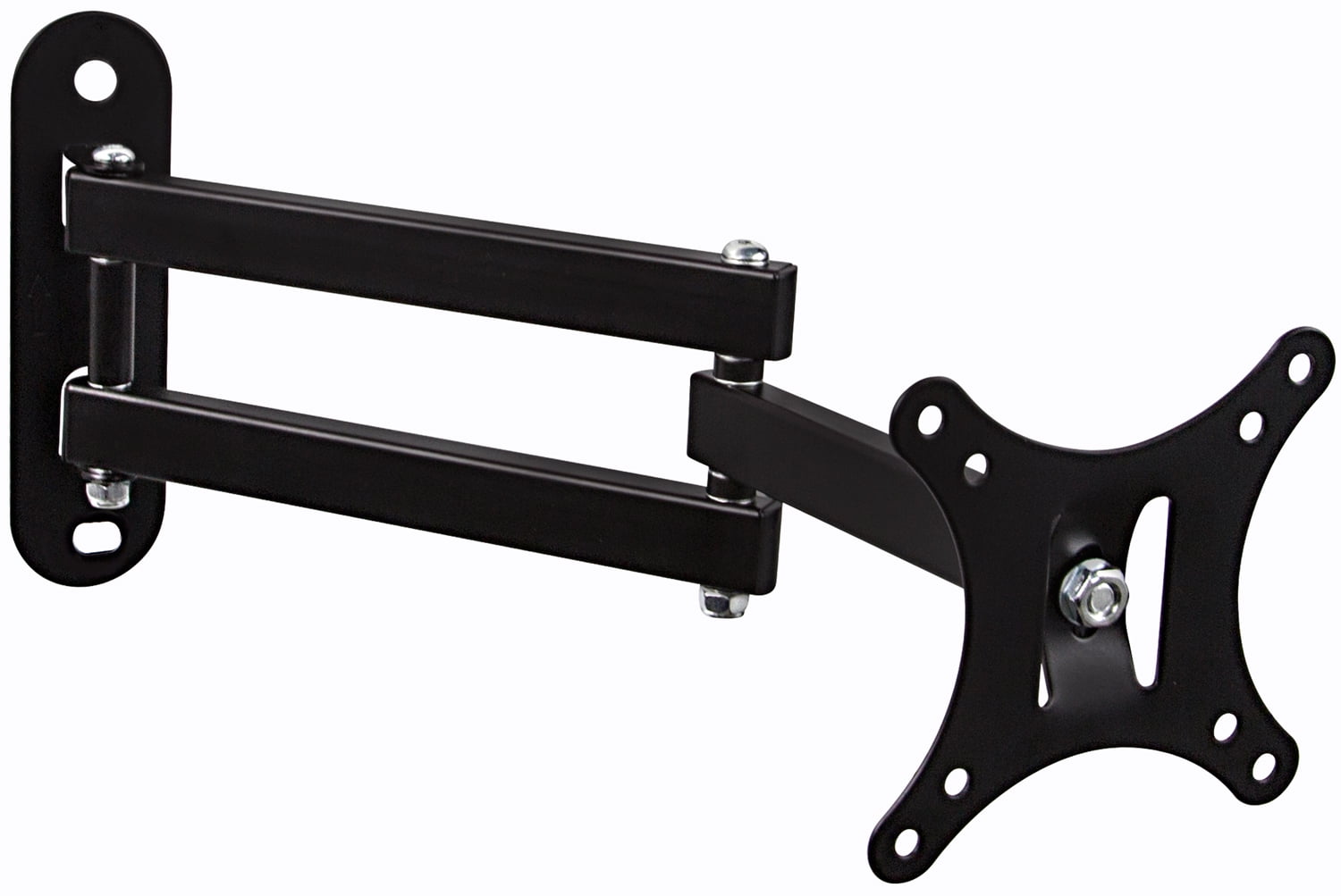Black Full Motion TV Wall Mount for 19-27 Inch Screens