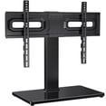 thumbnail image 1 of MountFTV Universal Swivel Table Top TV Stand for 32-75 inch TVs, Tabletop Desktop TV Stand Base with 35° Swivel, 6 Height Adjustable, Hold up to 99LBS, Max 600x400mm, 1 of 9