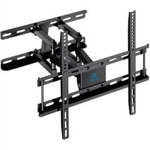 MountFTV Full Motion Articulating Swivel TV Wall Mount Bracket TV Stand for 26-65" LED LCD OLED Flat Curved Screen TVs,Max 400x400mm