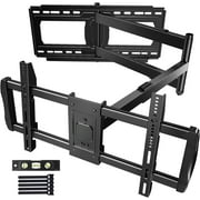 MountFTV Full Motion Long Arm TV Wall Mount for 42-90 inch TVs, Corner Articulating TV Mount Bracket with 42.72 inch Long Arm Extension, Swivel and Tilt, Max 800x400mm, Holds up to 150 lbs