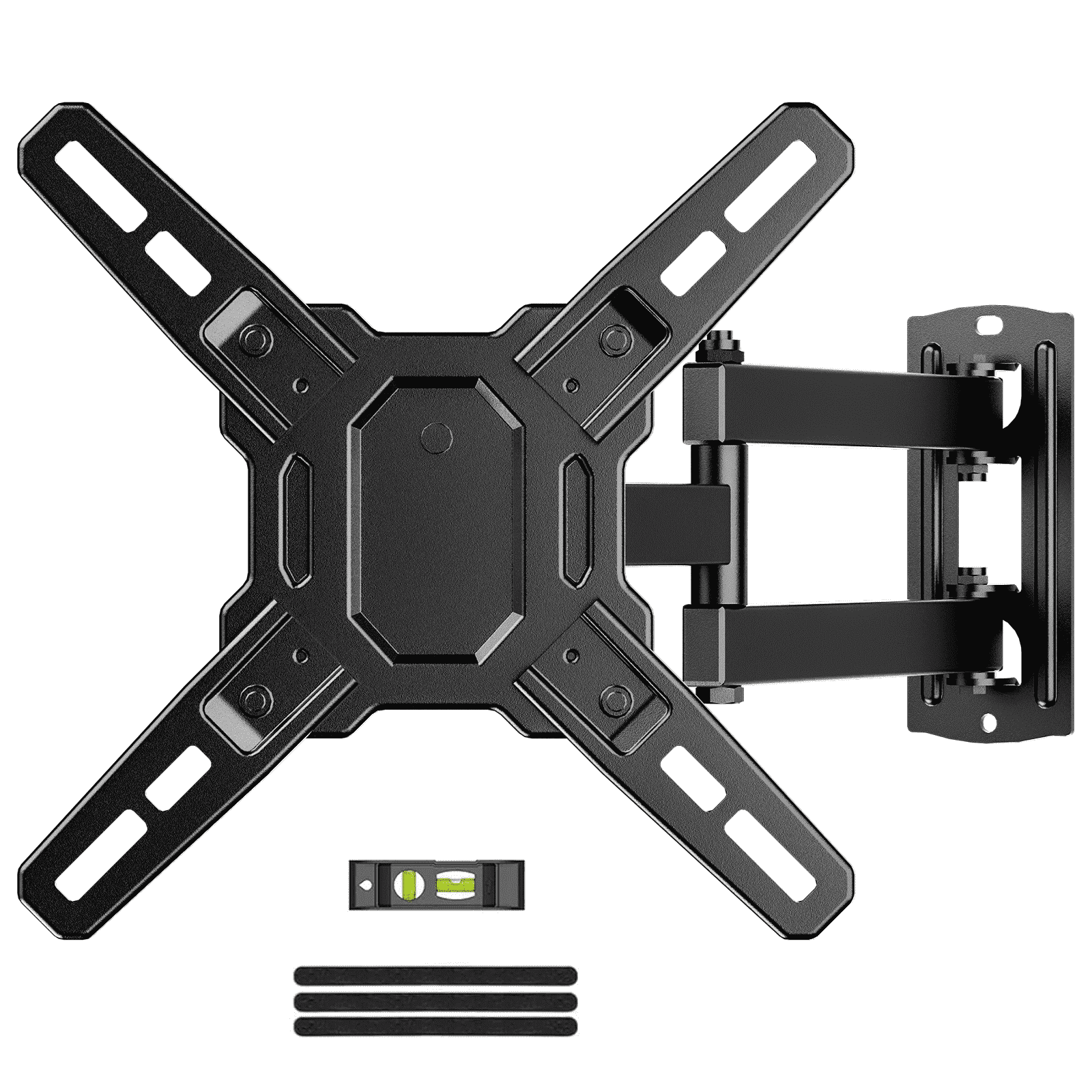MountFTV Full Motion TV Wall Mount Bracket 360°Rotation for 13-42 inch ...