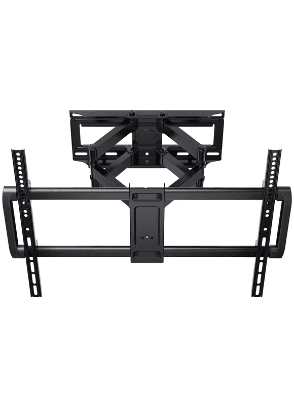 MountFTV Full Motion TV Wall Mount Bracket Tilting Swivel for Most 37-75 Inch LED LCD OLED Flat/Curved Screen TVs,max 600x400mm, Holds up to 100 lbs
