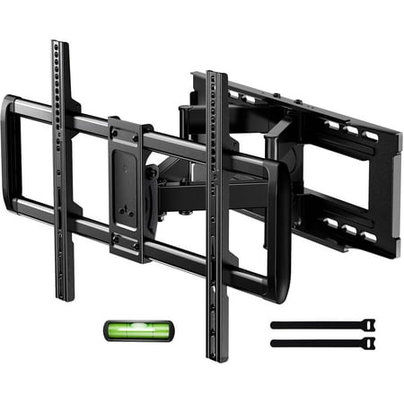 MountFTV Full Motion TV Wall Mount – Fits 37-82″ Flat & Curved TVs