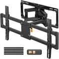 thumbnail image 1 of MountFTV Full Motion TV Wall Mount Bracket for 42-92 Inch TVs, Holds up to 132 lbs, Max 600x400mm, 6 Articulating Arms Heavy Duty TV Wall Mount with Tool-Free Tilt, Fits 12"/16" Wood Studs, 1 of 9
