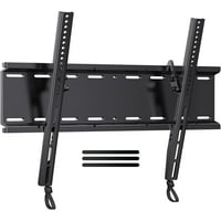 PERLESMITH Tilting TV Wall Mount Bracket Low Profile for 23-70 inch Screen TVs with 400x400mm, Holds up to 115lbs