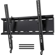 MountFTV Tilt TV Wall Mount Bracket Low Profile Fits 26-65 inch TVs, TV Mount Max 400x400mm, Holds up to 115lbs
