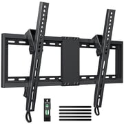 MountFTV Large Tilting TV Wall Mount for 32-90 inch TVs, Low Profile TV Mount up to 132lbs,Max 600x400mm, Fit 24" Wood Stud