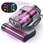 Maircle Mattress Vacuum Cleaner with UV Light, Bed Vacuum with Dust Detection, 16KPa Handheld Vacuum with LED Display, 40,000 Beats/Min Tapping, 150°F Heat, HEPA Filter for Bed, Couch