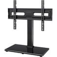 thumbnail image 1 of MountFTV Universal Table Top TV Stand for 32-80" Flat Screen TVs with 9 Height Adjustable,Universal Tabletop tv stand with Alloy Steel Glass Base, Max 600x400mm, Holds up to 110 lbs, 1 of 6
