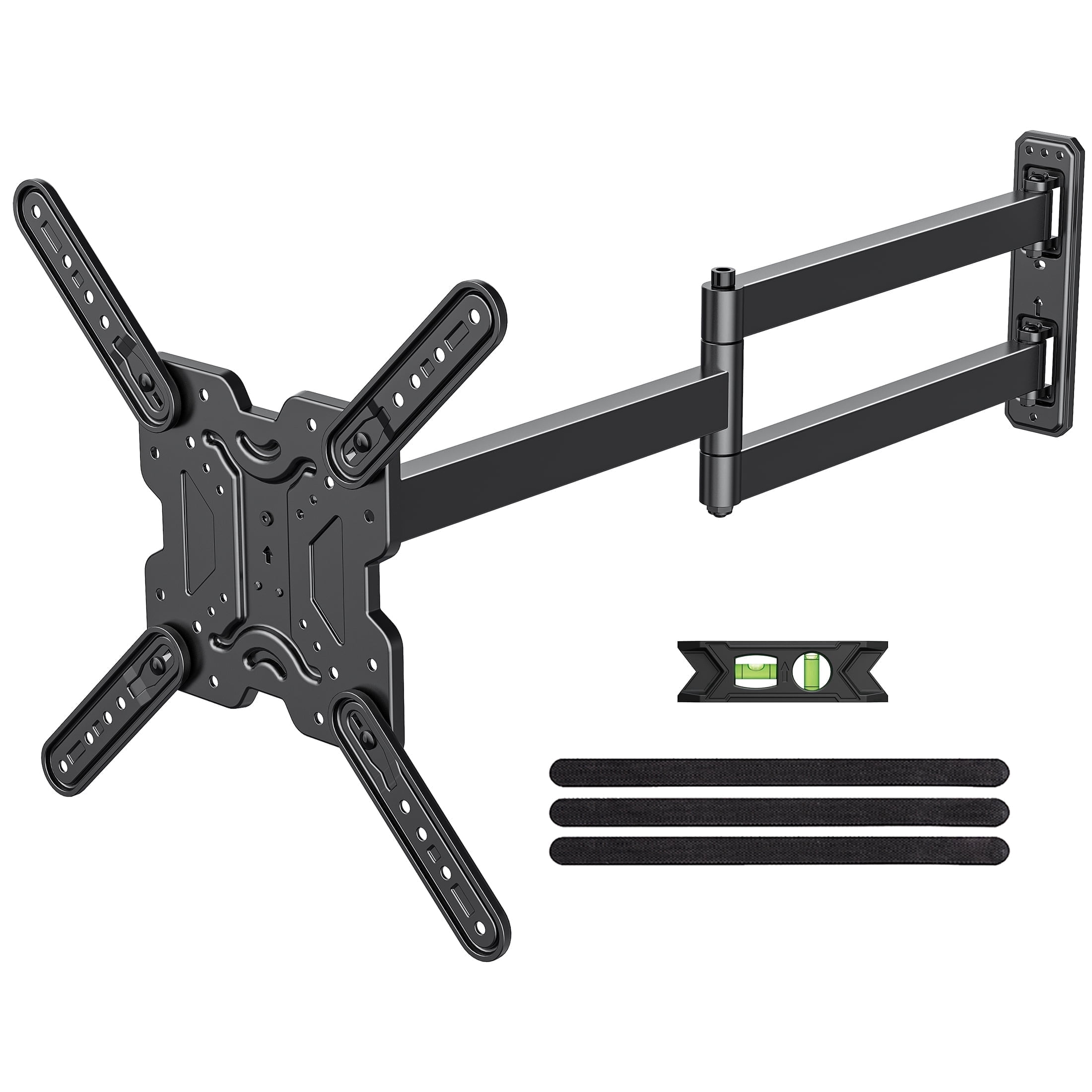 MountLiving Full Motion Corner TV Wall Mount for 32-65 inch TVs, holds up to 80 lbs, Max VESA 400x400mm, 29.02 inch Long Extension Arm