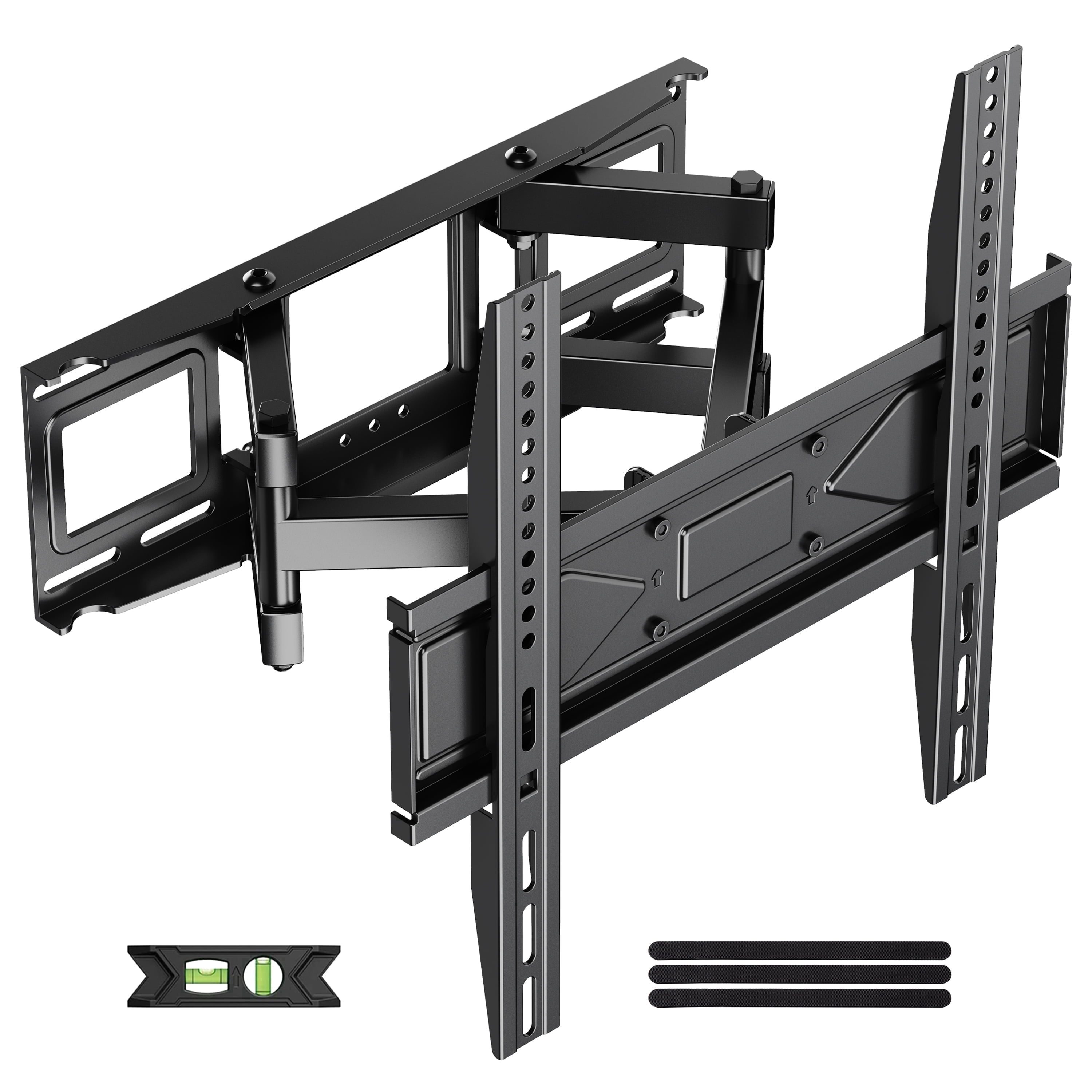 MountLiving Full Motion TV Wall Mount for 26-70" Screens, Articulating Bracket with Swivel,Tilt&Level, Max VESA 400x400mm, 99 lbs, Fits 12"/16" Studs