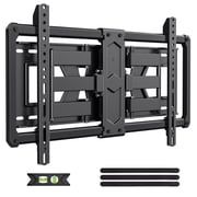 MountLiving Ultra-Slim Full Motion TV Wall Mount for 37-90" Screens, 90° Swivel & ±10° Tilt, Max VESA 600x400mm, up to 120 lbs