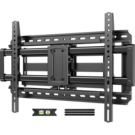 MountLiving Full Motion TV Wall Mount for 37-95" Screens, Pre-Assembled with Swivel & Tilt, Max VESA 600x400mm, 150 lbs Capacity, Fits 24" Wood Studs
