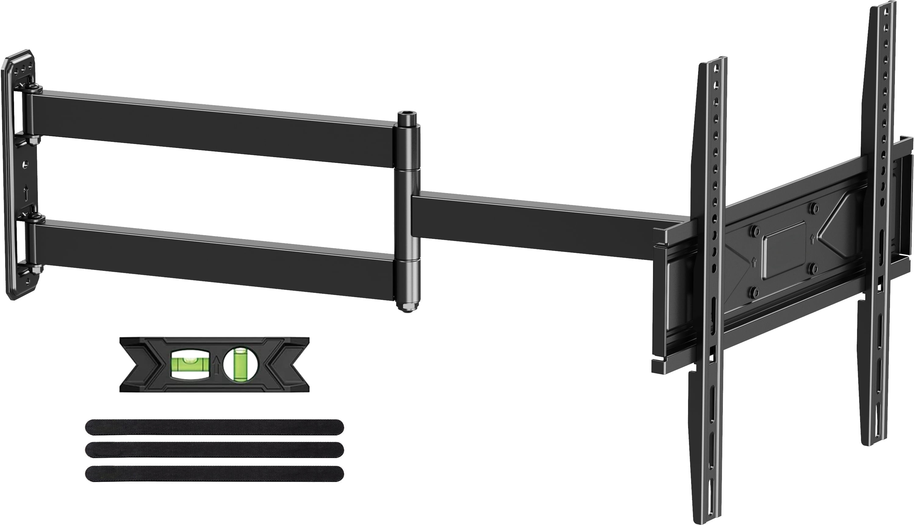 MountLiving Full Motion TV Wall Mount, Corner & Regular Wall Use, 31.22" Extra Long Arms, for 26-70 Inch TVs, Max VESA 400x400mm, 80 lbs Capacity, Fits Single Stud