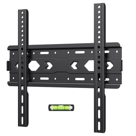 MountLiving Fixed TV Wall Mount for 26-65"TVs,Max VESA 400x400mm,99lbs,Fits 16” Studs