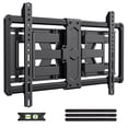 thumbnail image 1 of MountLiving Ultra-Slim Full Motion TV Wall Mount for 37-90" Screens, 90° Swivel & ±10° Tilt, Max VESA 600x400mm, up to 120 lbs, 1 of 8