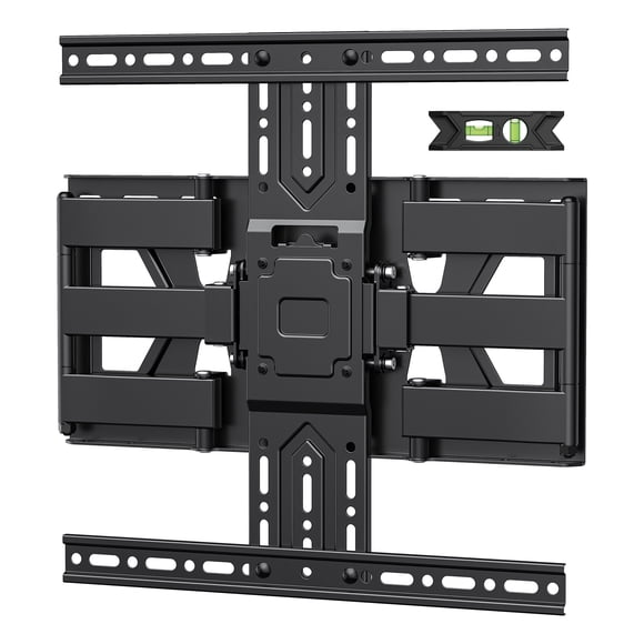 MountLiving Ultra Slim TV Wall Mount for 26-65" Screens, 1.3" Thin Profile, Swivel & Tilt, Max VESA 400x400mm, 99 lbs, Fits 16" Studs