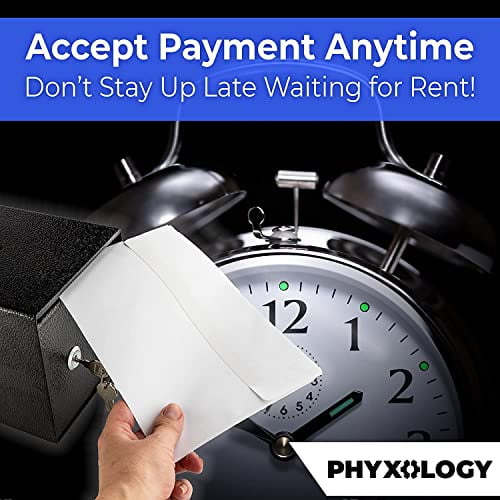 Mountable Cash Drop Box with Tamper-Proof Slot. Great as a Key Depository Or Deposit Safe for Hotels, Apartments Or Retail. Highly Secure Thick Steel and Key Lock! Pre-Drilled for
