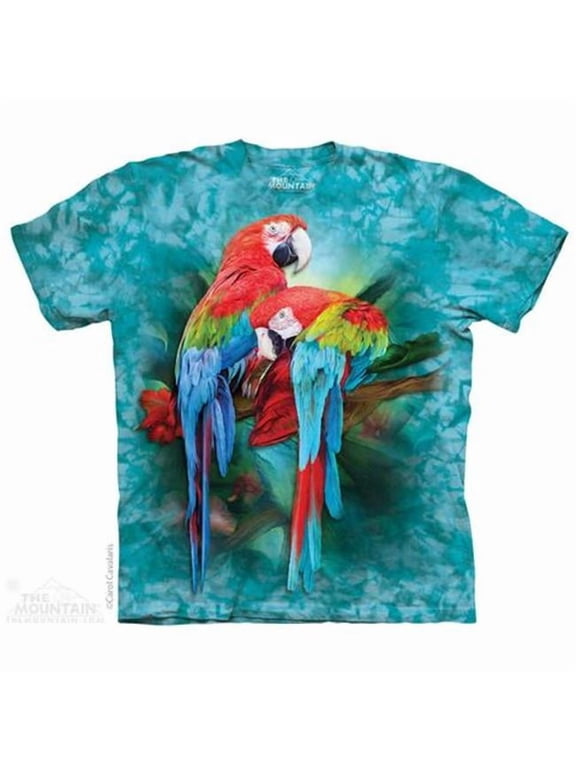 1040914 Macaw Mates Adult T-Shirt, Teal - 2XL