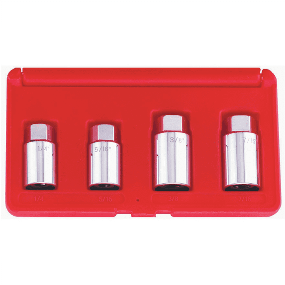 Mountain 1104 4 Piece SAE Chrome-Moly Steel Stud Puller Set