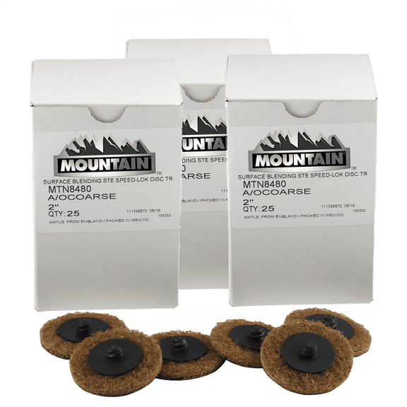 Mountain 3-PACK Disc Surface Prep 2in Course 25/box