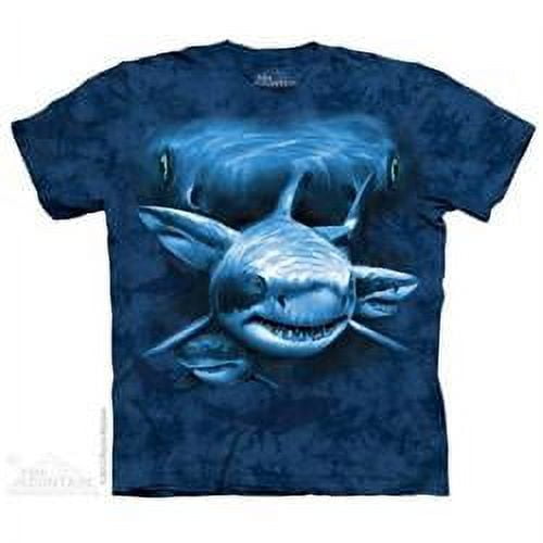 Fish Graphic Tee in MID BLUE