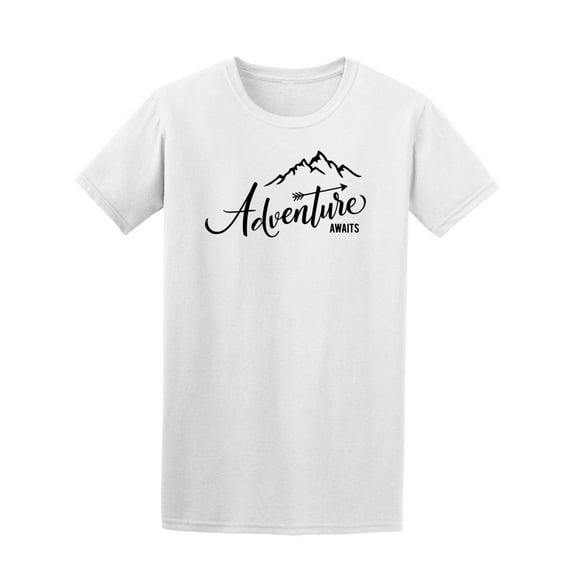 Mountain Adventure Awaits T-Shirt Men -Image by Shutterstock, Male Medium