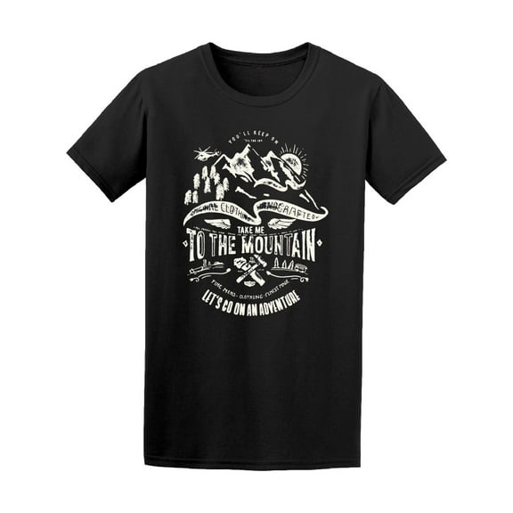Mountain Adventures T-Shirt Men -Image by Shutterstock, Male Medium