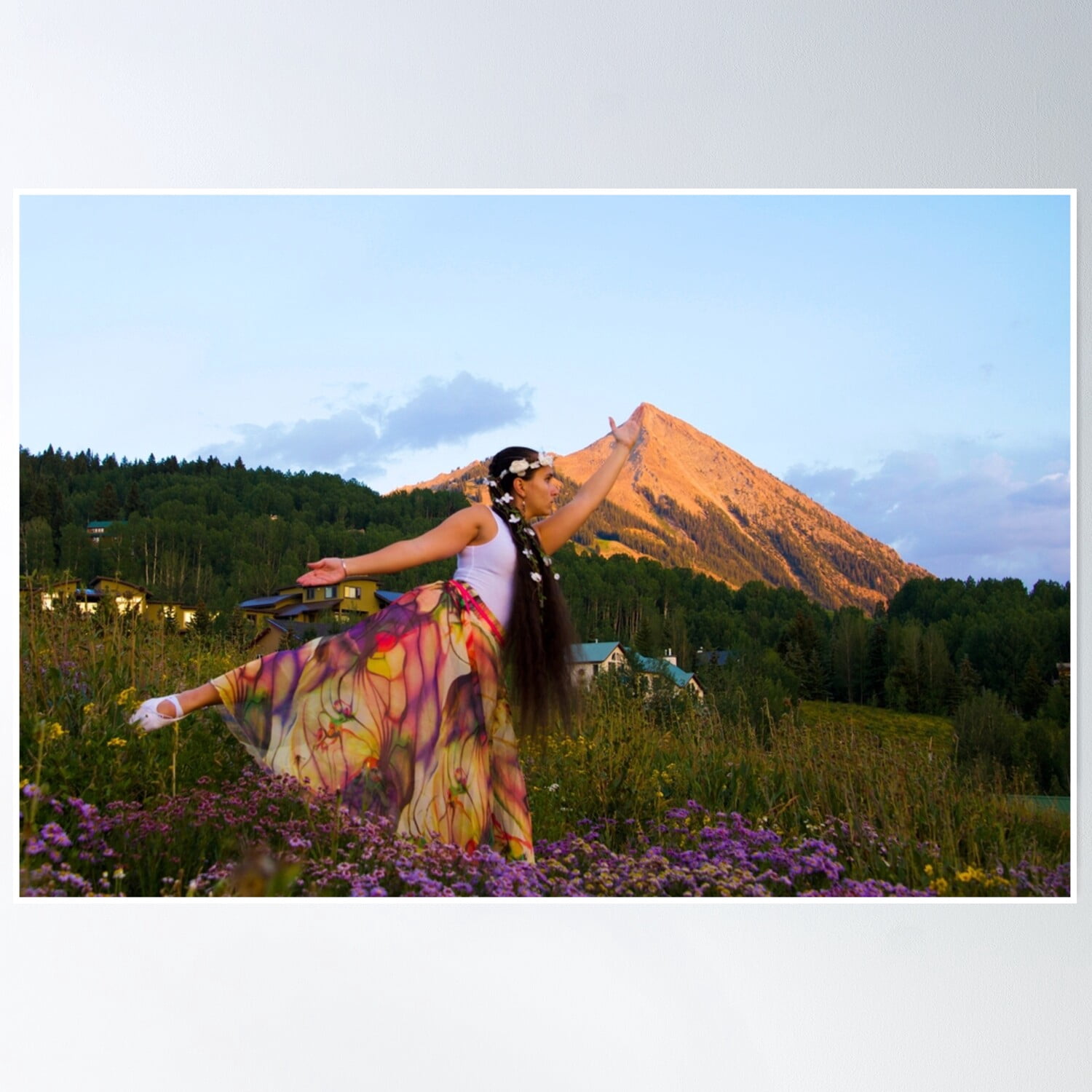 Mountain Arabesque Poster Wall Art, Modern Wall Decor, 12x18 UNFRAMED ...