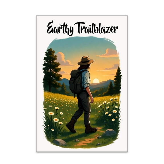 Mountain Art Poster - Gloss Paper Finish - Wall Decor for Nature Lovers