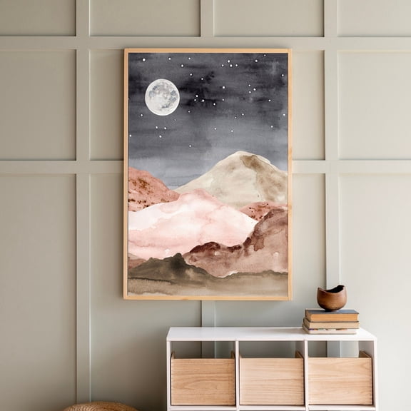 Mountain Art Room Decor Unframed Paper Print