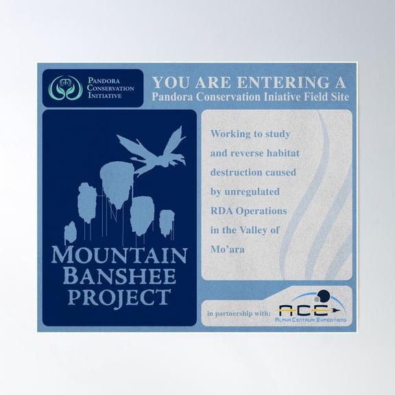 Mountain Banshee Project Poster Wall Art Modern Wall Decor For Living Room Bedroom Art