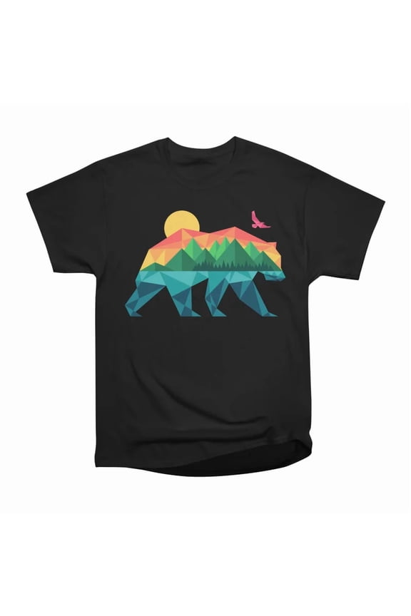 Mountain Bear T-Shirt Tee Gift For Him Merch For Her Apparel For Friend
