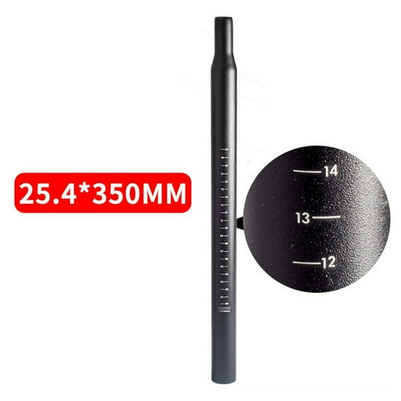 Mountain Bicycle Rod Seat Post Aluminum Alloy Seat Post Mountain Bike With Extended Seat Tube Seat Pole Bicycle Accessories 25.4*350