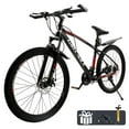 thumbnail image 1 of Mountain Bike, 27.5 Inch Shimano 21 Speed, Dual Disc Brake Bike for Men Womens Adult, Front Suspension Bicycle, 1 of 10