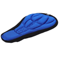 thumbnail image 1 of Mountain Bike 3D Thick Sponge Universal Size Silicone Cushion Cover(Red) Bike Saddle Cover bike seat cushion (Blue), 1 of 7