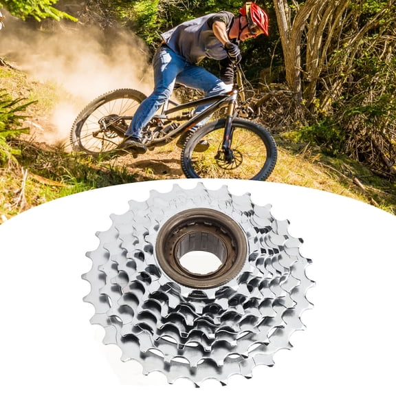 Mountain Bike 7 Speed Flywheel, Rustproof, Hardened Steel, Easy Installation, 13,28T