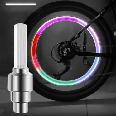Mountain Bike Accessories, Flashing Night Riding Tires, Wind and Fire Wheels with LED Lights for Outdoor Riding