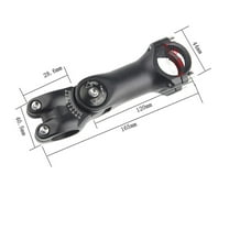 Mountain Bike Adjustable Handlebar 25.4/31.8MM Aluminum Alloy forged Stem