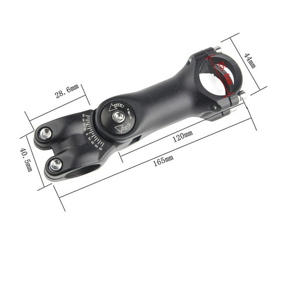 Mountain Bike Adjustable Handlebar 25.4/31.8MM Aluminum Alloy forged Stem