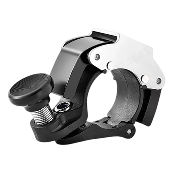 Mountain Bike Bell 100dB+, Hidden MTB Bicycle Bell for 22.2mm Handlebars, Clear Long Sound Ringer, Invisible Horn for Mountain, Youth Bikes & Scooters