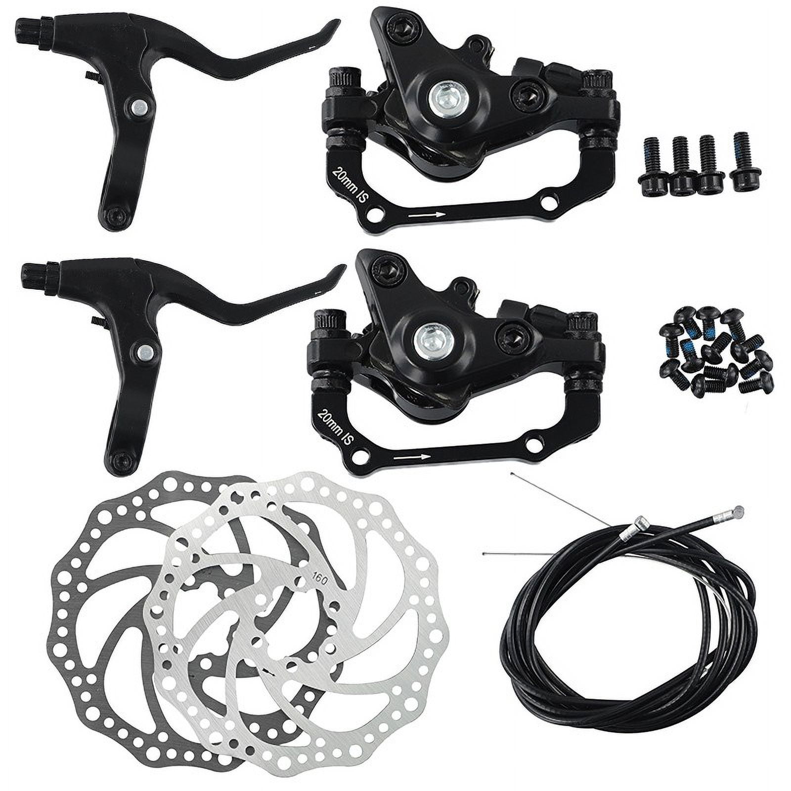 Mountain Bike Bicycle Mechanical Disc Brake Front Rear Set With 160mm Rotors Walmart Business Supplies