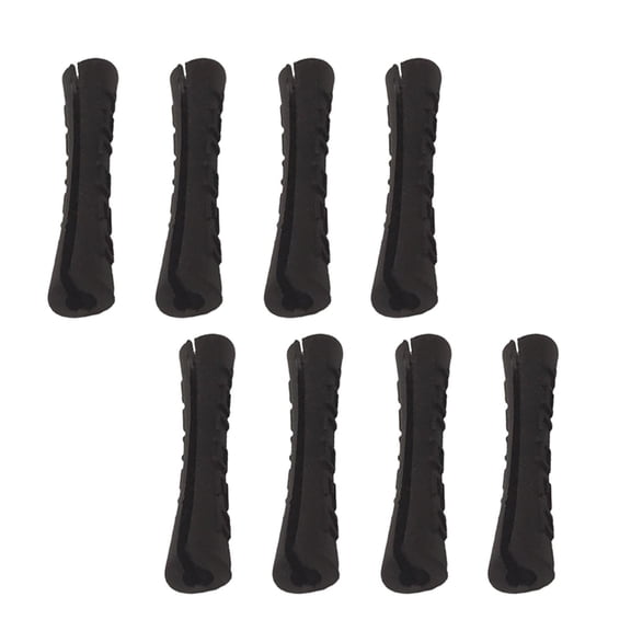Mountain Bike Chain Protector, 8 Pack Black Rubber Chain Guard Protector Sleeve, for Mountain Bike Road Bike Bicycle Frame, Protect Chain Reduce Wear Noise and Scratches