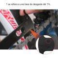 Mountain Bike Chain Wear Ruler Checker Steel Indicator Bicycle Repair Tool Accessory