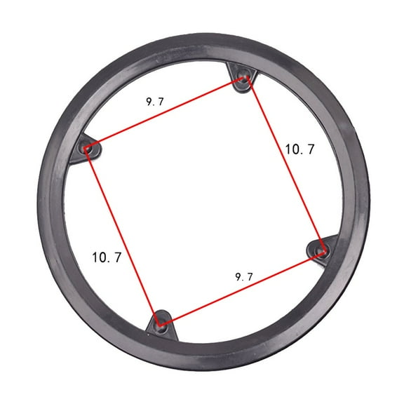 Mountain Bike Chainring Guard, 42T Chain Guard Ring Universal MTB Outdoor Cycling, Round Chain Ring MTB Crank Protection,Protective Cover and 5 Screws,Pitch 9.7-10.7