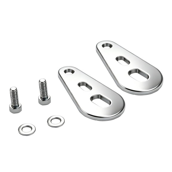 Mountain Bike Conversion Torque Arm Set, M14 Steel Dropout Brace Plates for Electric Bike Hub Motor Install, Stable Support Hardware Set